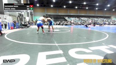 285 lbs Quarterfinal - Miguel Avina, Durham Wrestling Club vs Zachariah Maea, Nevada G'rage