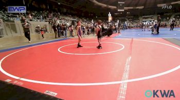 60 lbs Quarterfinal - Corbin Morrow, Wyandotte Youth Wrestling vs Klasen Couch, Vian Wrestling Club