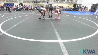 80-85 lbs Semifinal - Payton Mccall, Broken Arrow Wrestling Club vs Angelica Ponce, South Central Punisher Wrestling Club