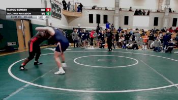 215 lbs Consi Of 16 #2 - Marcio Semedo, Brockton vs Sullivan Kittleson, Walpole