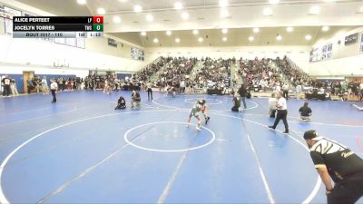 110 lbs Champ. Round 1 - Jocelyn Torres, Threshold Wrestling Club vs Alice Perteet, Lady Phoenix