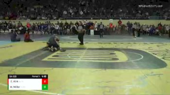 5A-120 lbs Quarterfinal - Eli Kirk, Guthrie vs Wyatt Miller, Glenpool