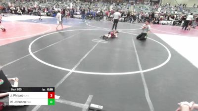 52 lbs Round Of 16 - Jameson Philpot, Gladiator Wrestling vs Wyatt Johnson, Fallon Outlaws WC