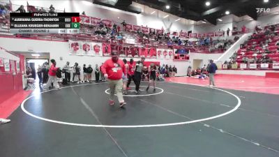 JH 138 lbs Champ. Round 2 - Aubrianna Guerra-Thornton, DEL CITY vs Elleaha Krueger-Benjamin, EISENHOWER