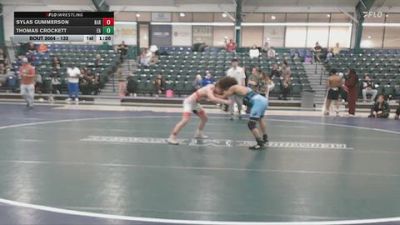 132 lbs Round 1 - Sylas Gummerson, Harborcreek vs Thomas Crockett, Eagles Nest
