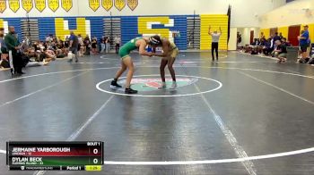 157 lbs Quarterfinals (8 Team) - Jermaine Yarborough, Lincoln vs Dylan Beck, Fleming Island