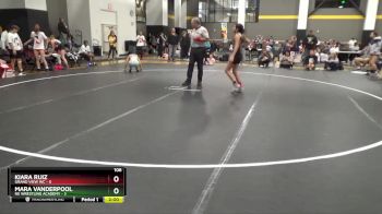 106 lbs Round 2 (6 Team) - Kiara Ruiz, Grand View WC vs Mara Vanderpool, NE Wrestling Academy