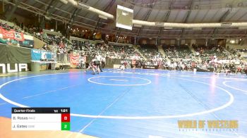 145 lbs Quarterfinal - Baron Rosas, Maize vs Jaydan A Gates, Gore Pirates Youth Wrestling