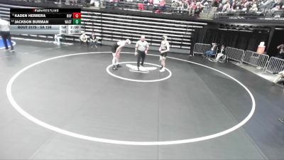 5A 126 lbs Cons. Round 1 - Jackson Burman, Wasatch vs Kaden Herrera, Roy