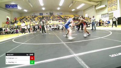 98 lbs Consi Of 4 - Shrayder Catron, Tahlequah Wrestling Club vs Liam Hanley, Vinita