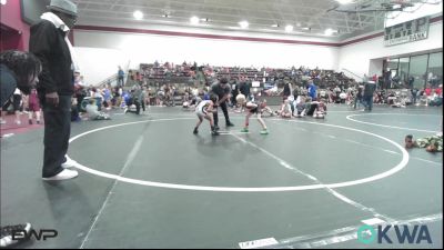 46 lbs 3rd Place - Koen Goodin, Cowboy Wrestling Club vs Dreyez Bell, Team Of Hard Knox