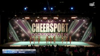 TAG Athletics - Solar [2026 L1 Senior - D2 - Small Day 1] 2026 CHEERSPORT National All Star Cheerleading Championship