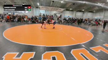 150 lbs Cons. Round 2 - Liam Shearer, Wellington vs Damien Walton, Northridge