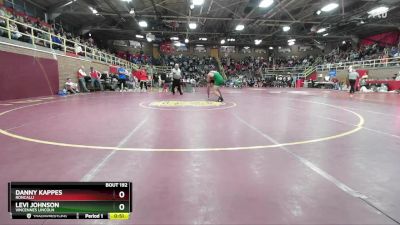 150 lbs Cons. Round 1 - Levi Johnson, Vincennes Lincoln vs Danny Kappes, Roncalli