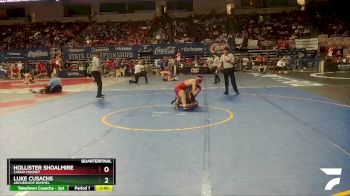 D 2 150 lbs Quarterfinal - Hollister Shoalmire, Caddo Magnet vs Luke Cusachs, Archbishop Rummel