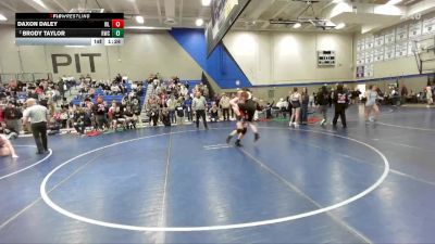 150 lbs Quarterfinal - Daxon Daley, Northside Wrestling Club vs Brody Taylor, Team Prestige Wrestling