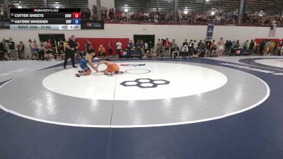 70 kg Champ. Rd Of 32 - Cutter Sheets, Cowboy RTC vs Hayden Whidden, Southern Illinois Regional Training Center