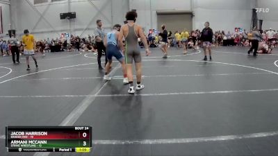 138 lbs Round 6 (8 Team) - Armani Mccann, Strive Wrestling vs Jacob Harrison, Kraken Red