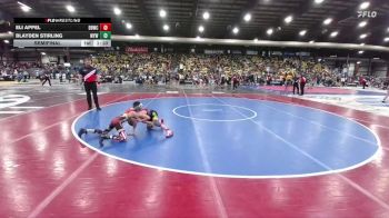 85 lbs Semifinal - Eli Appel, Dakota Boyz Wrestling Club vs Blayden Stirling, Winner Youth Wrestling