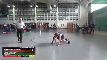 125 lbs Round 1 - Jordan Casey, Palo Verde vs Wyatte Nicholson, Liberty