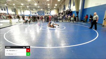 220 lbs Round Of 16 - Angel Heredia, Saint John's Prep vs Felix Munoz, Needham