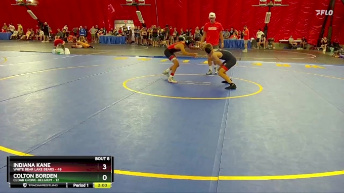 106 lbs Round 3 (6 Team) - Indiana Kane, White Bear Lake Bears vs