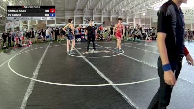150 lbs Cons. Round 2 - Finneas Case, Idaho vs Ry Talbot, Nevada