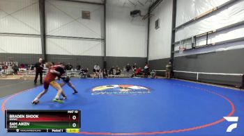 145 lbs 3rd Place Match - Braden Shook, NWWC vs Sam Aiken, NWWC