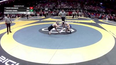 D2-106 lbs Cons. Round 1 - Hayden Jones, Brookville vs Vince Coleman, Zanesville