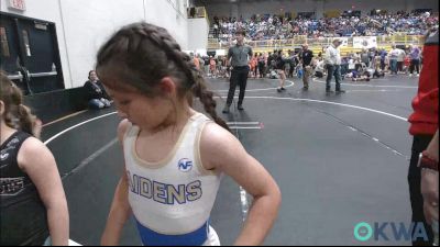 55 lbs Semifinal - Kamrei Downing, Berryhill Wrestling Club vs Kynlee Domeny, Ponca City Wildcat Wrestling