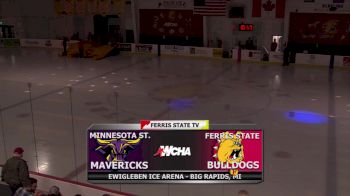 Full Replay - Minnesota State vs Ferris State | WCHA (M)