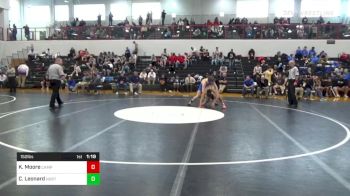 152 lbs Semifinal - Kobe Moore, Camp Hill vs Conor Leonard, Northern Lebanon