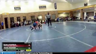 135 lbs Cons. Round 3 - Peter Dranger, Chesterton Wrestling Club vs Elias Litchfield, New Haven Wrestling Club