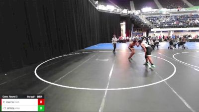 7th - 8th grade - 158 Cons. Round 3 - Franklyn Harris, Iowa vs Tristen White, Moen Wrestling Academy