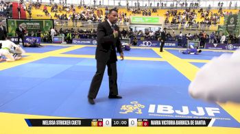 Maria Victoria Barboza De Santia vs Melissa Stricker Cueto 2025 Brasileiro Jiu-Jitsu IBJJF