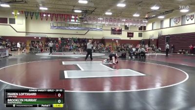 JV-10 lbs Round 3 - Maren Loftsgard, Linn-Mar vs Brooklyn Murray, Independence