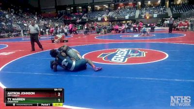 6A-113 lbs Cons. Round 2 - Antron Johnson, Tift County vs TY WARREN, Creekview