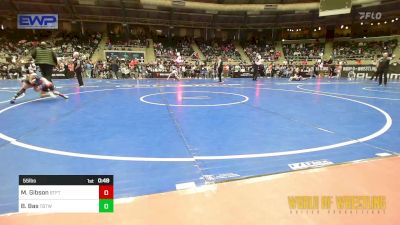 55 lbs Consi Of 16 #1 - Myles Wolf Gibson, Standfast vs Braxson Bas, Topeka Blue Thunder