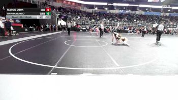 85 lbs Quarterfinal - Marcie Cook, Cougar WC vs Savina Burgo, Commandos Wr Ac