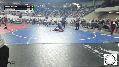 92 lbs Consi Of 8 #1 - Zaiden Wilson, Hurricane Wrestling Academy vs Julien Mejia, Prodigy Elite Wrestling