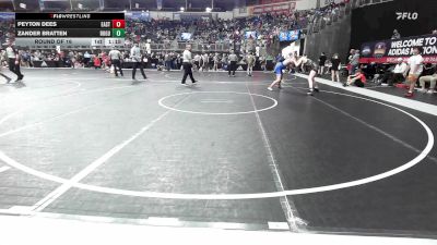 135 lbs Round Of 16 - Peyton Dees, East Kansas Eagles vs Zander Bratten, Rogue Warrior Wrestling