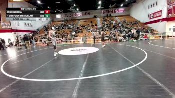 144 lbs Cons. Round 2 - Josh Garcia, Jackson Hole vs Brayden McMullan, Green River