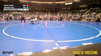 95 lbs Consi Of 8 #1 - Chevy LamHo, Wagoner Takedown Club vs Brittany Vota, Milo Wrestling Club