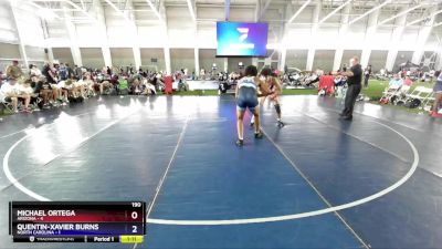 190 lbs Round 1 (6 Team) - Michael Ortega, Arizona vs Quentin-Xavier Burns, North Carolina