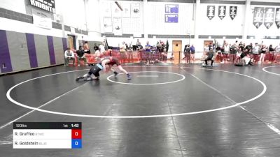 120 lbs Final - Rocco Graffeo, Bitetto Trained Wrestling vs Ryan Goldstein, Blue & White Wrestling Club