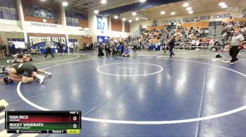 165 lbs Cons. Round 5 - Rocky Windrath, Fountain Valley vs IVAN RICO, Durham