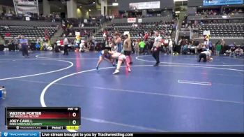 100 lbs 2nd Place Match - Joey Cahill, Moen Wrestling Academy vs Weston Porter, The Wrestling Factory