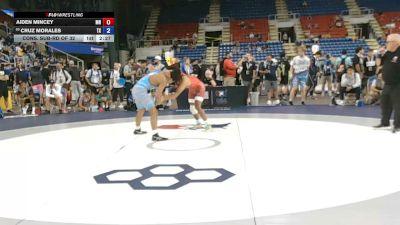 157 lbs Cons. Sub-rd Of 32 - Aiden Mincey, Minnesota vs Cruz Morales, Texas