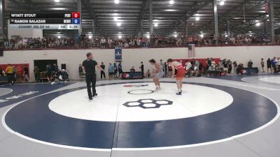 70 kg Champ. Rd Of 64 - Wyatt Stout, Pennsylvania RTC vs Ramon Salazar, Northern Colorado Wrestling Club