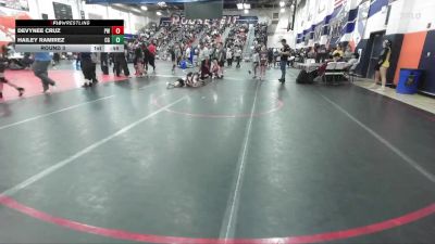 47-51 lbs Round 3 - Hailey Ramirez, California Grapplers vs Devynee Cruz, Pounders WC
